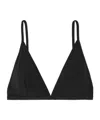 Totême Triangle Clasp Bikini Top In Black
