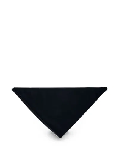 Totême Triangular Folded Bandana Scarf In Black