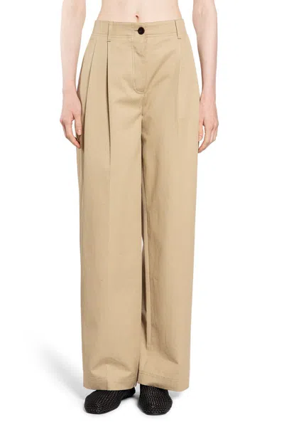 Totême Toteme Trousers In Brown