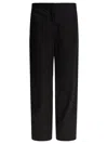 Totême Twisted Seam Tailored Pants In Black