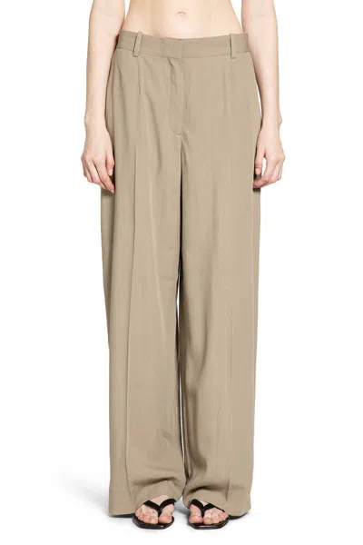 Totême Toteme Trousers In Neutral