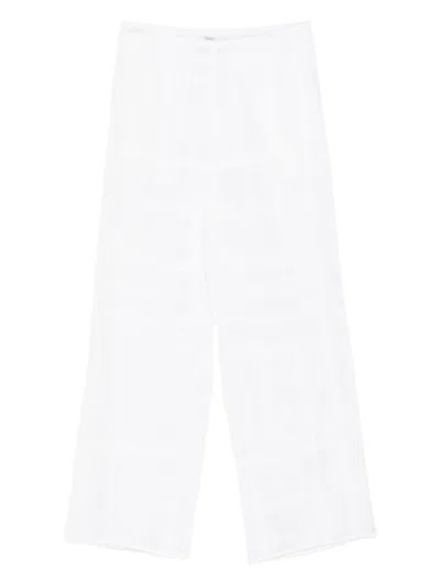 TOTÊME TOTEME TROUSERS WHITE