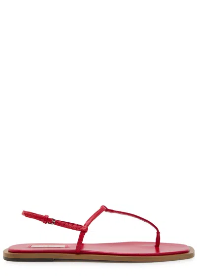 TOTÊME TOTEME T-STRAP LEATHER SANDALS