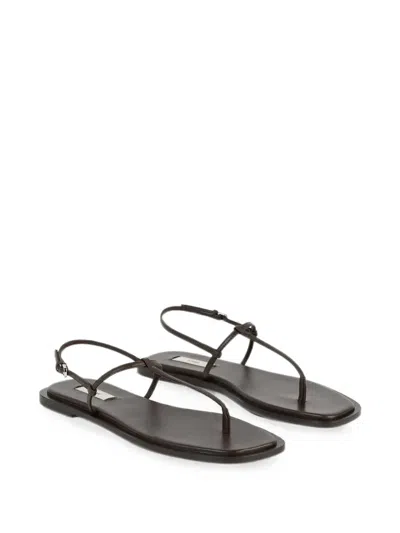 Totême T-strap Sandals In Brown