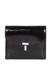Totême Turn-lock Wallet In Black