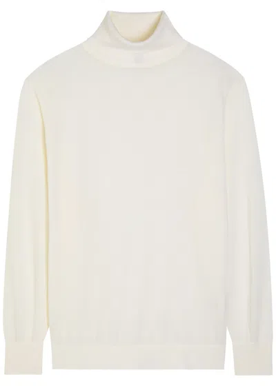 Totême Toteme Turtle-neck Fine-knit Wool Jumper In Nude