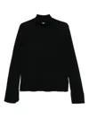 Totême Toteme Sweater With Flared Sleeves In Black