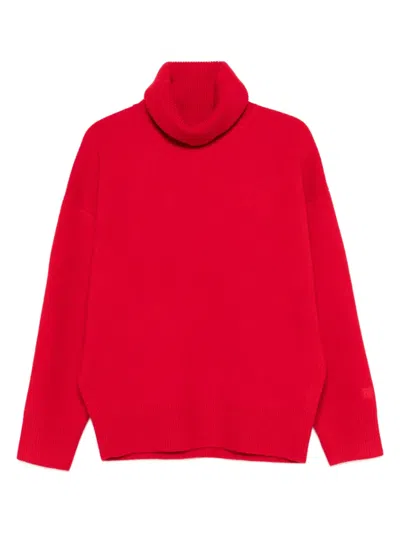 Totême Turtleneck Seater In Red