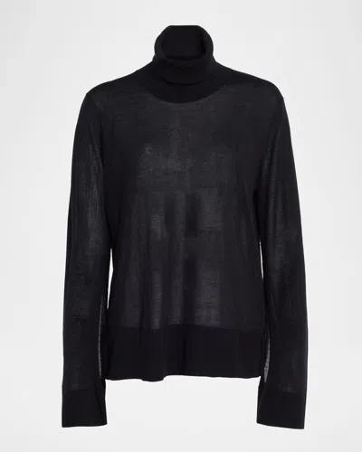 Totême Turtleneck Slit-sleeve Cashmere-blend Sweater