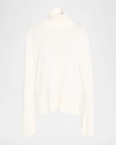 Totême Turtleneck Slit-sleeve Cashmere-blend Sweater