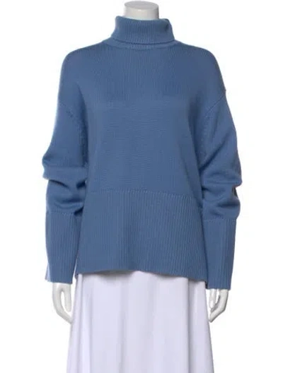 Pre-owned Totême Turtleneck Sweater In Blue