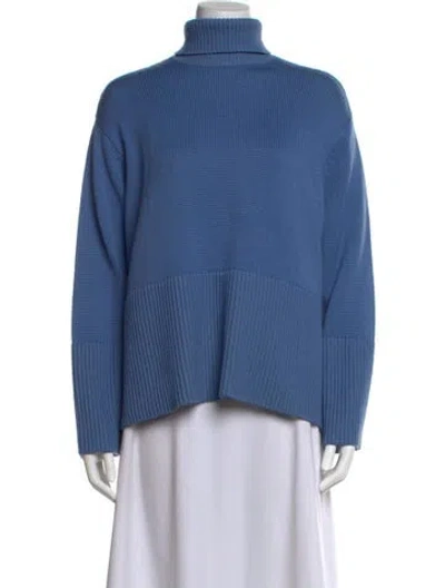 Pre-owned Totême Turtleneck Sweater In Blue