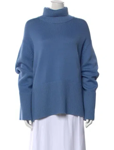 Pre-owned Totême Turtleneck Sweater In Blue