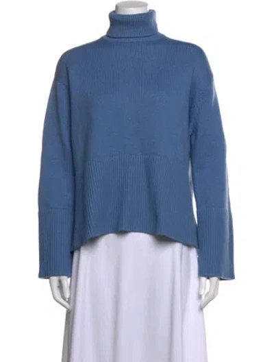 Pre-owned Totême Turtleneck Sweater In Blue