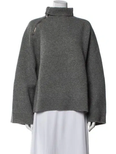 Pre-owned Totême Turtleneck Sweater In Gray