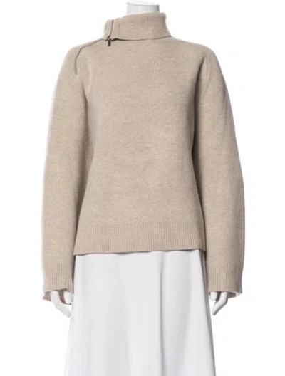 Pre-owned Totême Turtleneck Sweater In Neutral