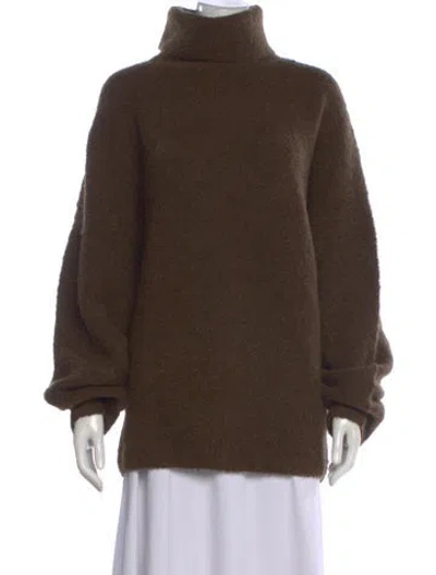 Pre-owned Totême Turtleneck Sweater W/ Tags In Brown