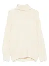 Totême Turtleneck Sweater In White