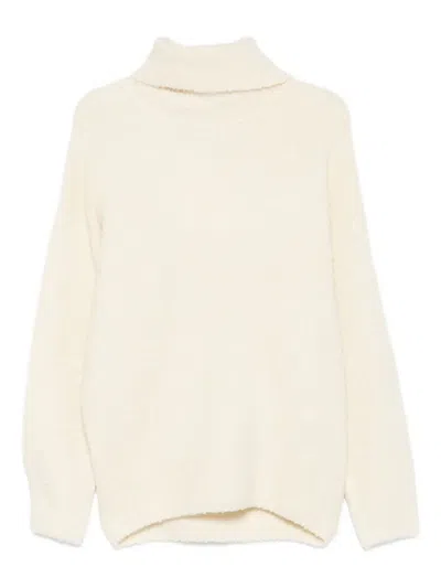 Totême Turtleneck Sweater In White