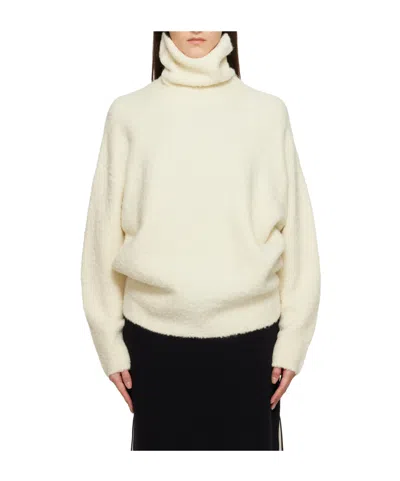 Totême Turtleneck Sweater In White