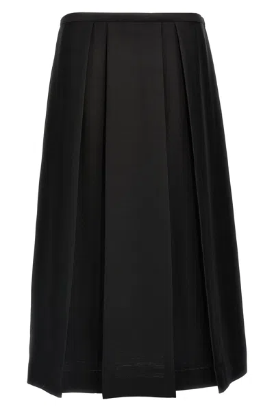 Totême 'twinflower' Skirt In Black