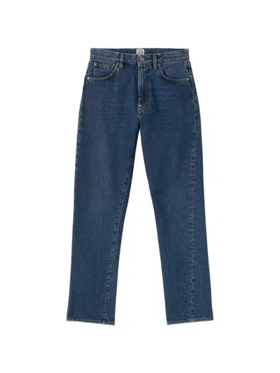Totême Twisted Jeans In Blue