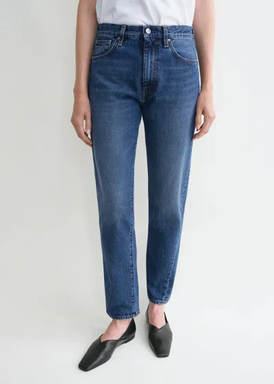 Totême Twisted Seam Denim In Blue