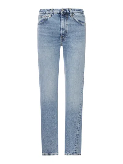 Totême Twisted Seam Denim In Blue