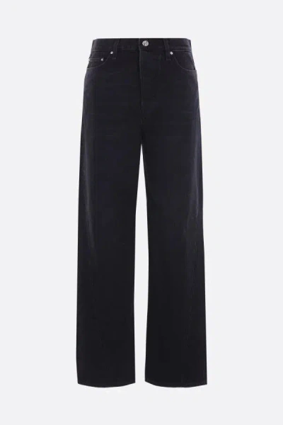 Totême Toteme Twisted Seam Full Length Denim In Black
