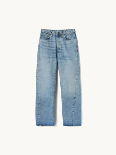 Totême Twisted Seam Jean Worn Blue 31