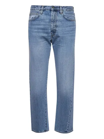 Totême Twisted-seam Jeans In Blue