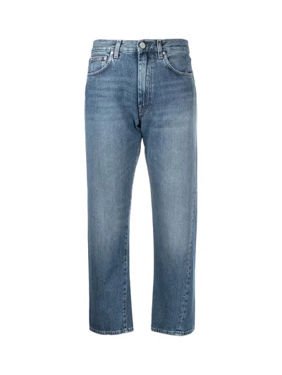 Totême Toteme Twisted Seam Jeans In Blue