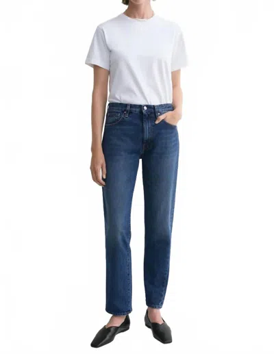 Totême Twisted Seam Jeans In Blue