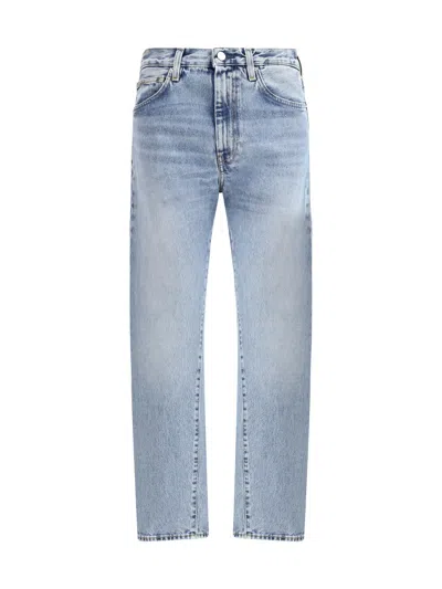 Totême Toteme Twisted Seam Jeans In Silver