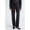 Totême Toteme Twisted Seam Organic Cotton Jeans In Black