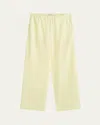 Totême Twisted Seam Straight-leg Boxer Trousers In Yellow