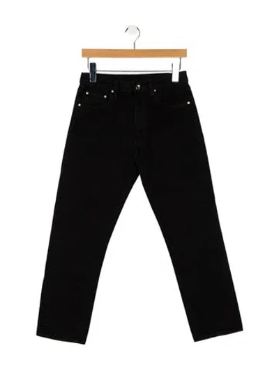 Pre-owned Totême Twisted Seam Straight Leg Jeans In Black