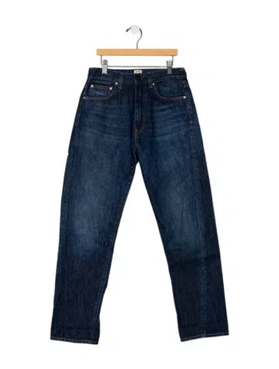 Pre-owned Totême Twisted Seam Straight Leg Jeans In Blue
