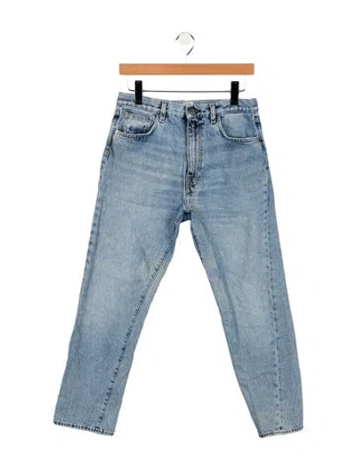 Pre-owned Totême Twisted Seam Straight Leg Jeans In Blue