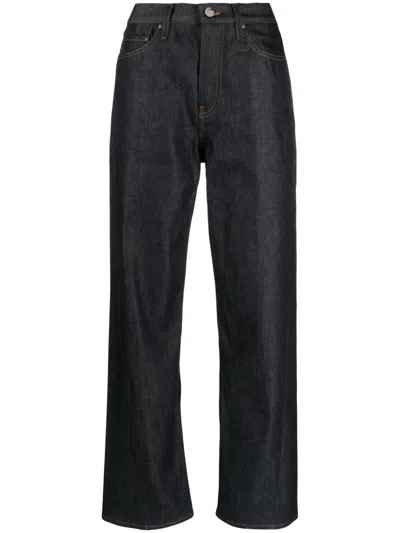 Totême Organic-cotton Straight-leg Jeans In Blue