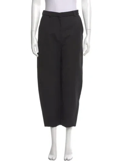Pre-owned Totême Twisted Seam Straight Leg Pants In Gray