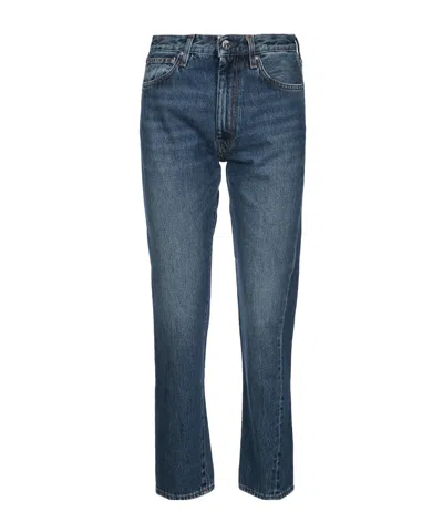 Totême Twisted Seam Straight-leg Jeans In Blue