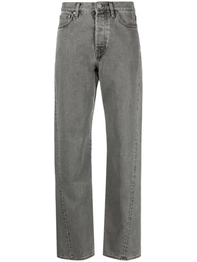 Totême Toteme Twisted Seam Trouser In Gray