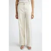 Totême Toteme Slit Cuff Trousers In White