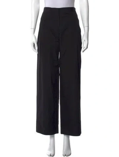 Pre-owned Totême Twisted Seam Trousers Wide Leg Pants W/ Tags In Black