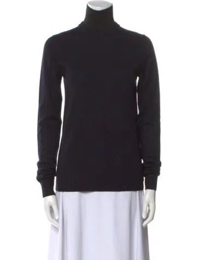 Pre-owned Totême Two-tone Wool Sweater In Black