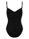 Totême Underwire Half-cup Swimsuit In Black
