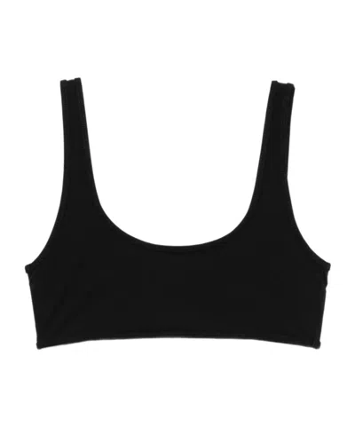 Totême U-neck Bikini Top In Black