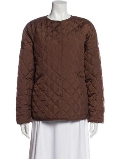 Pre-owned Totême Utility Jacket In Brown