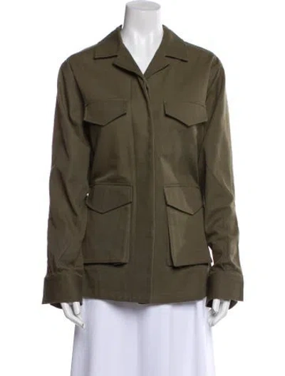Pre-owned Totême Utility Jacket In Green